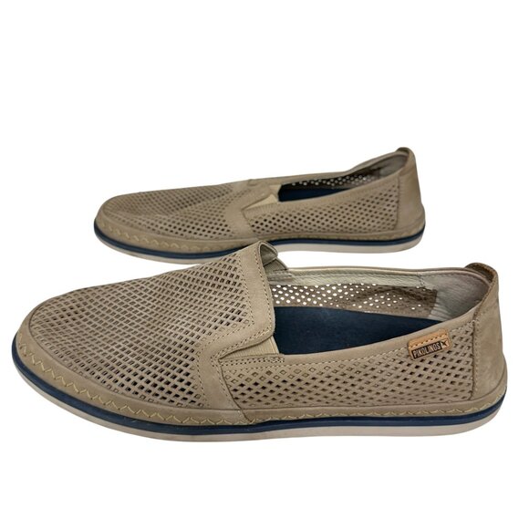 Pikolinos Linares Leather Perforated Men's Slip On  Loafer Shoes size 11 / 44 EU - Picture 1 of 9